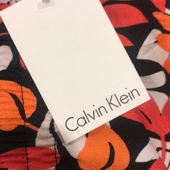 Calvin Klein Womens Print Wide Leg Loose Pant - Picture 6 of 6